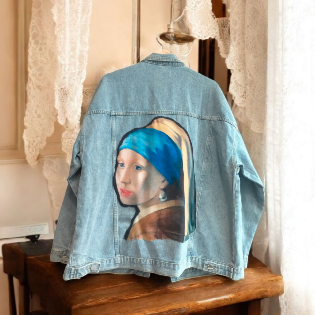 Giacca denim "La ragazza con l'orecchino"