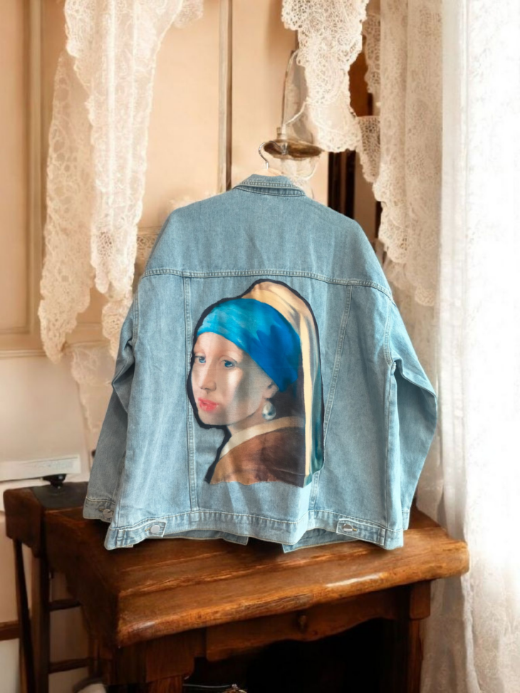 Giacca denim "La ragazza con l'orecchino"