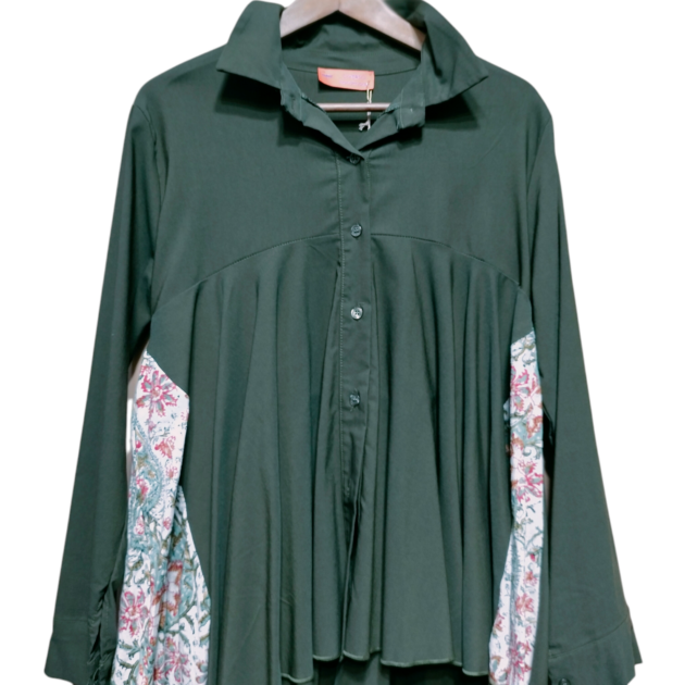 CAMICIA INDIA VERDE