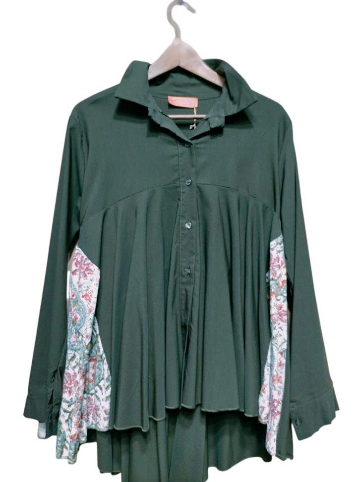 CAMICIA INDIA VERDE
