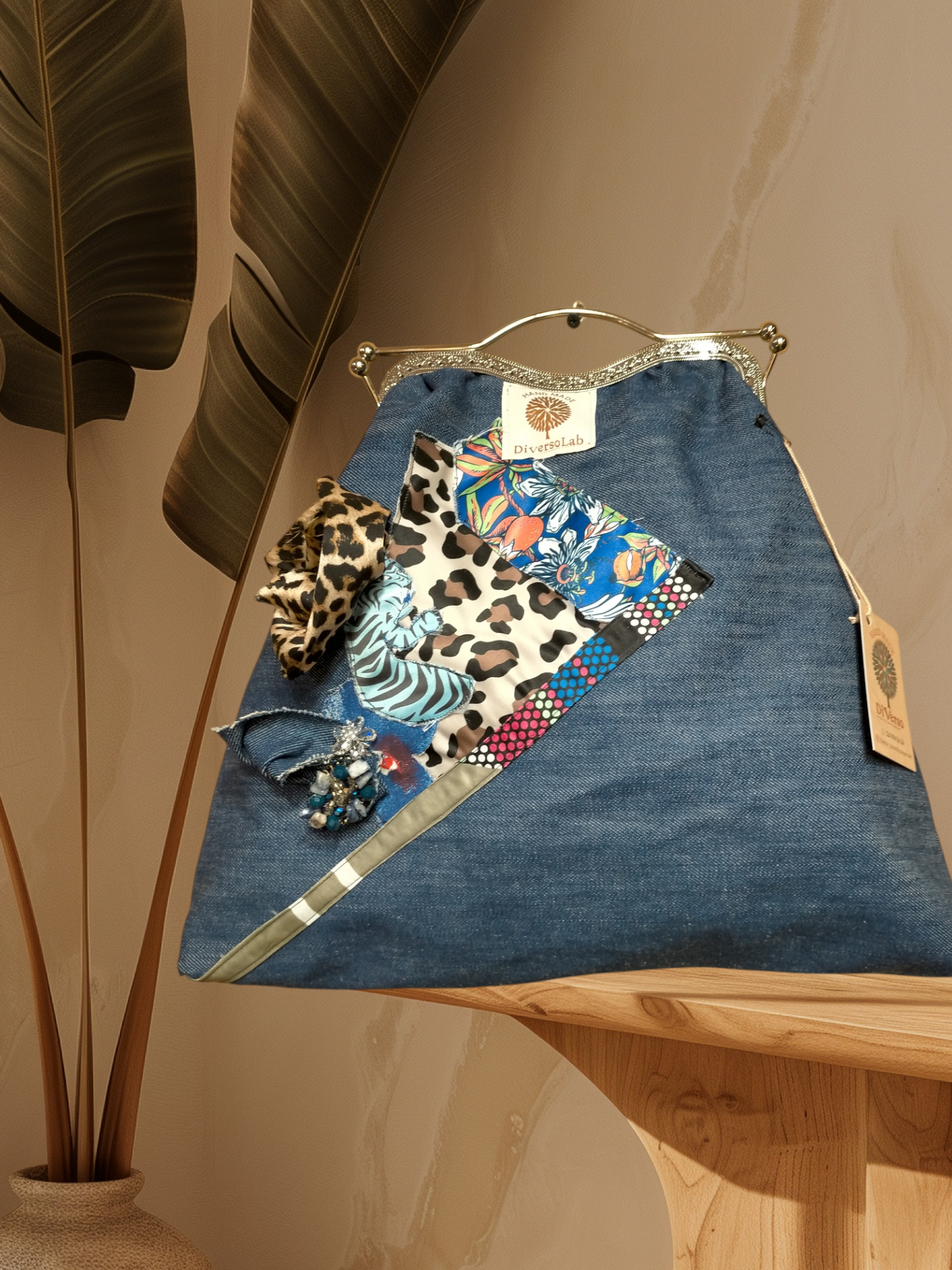 BORSA ""OFELIA" jeans - immagine 3