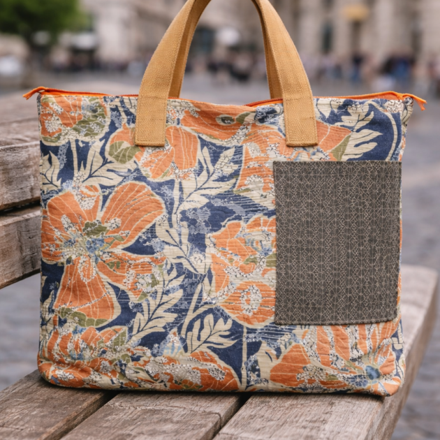 Borsa PASSEPARTOUT Maxi da Viaggio in Tessuto Artigianale