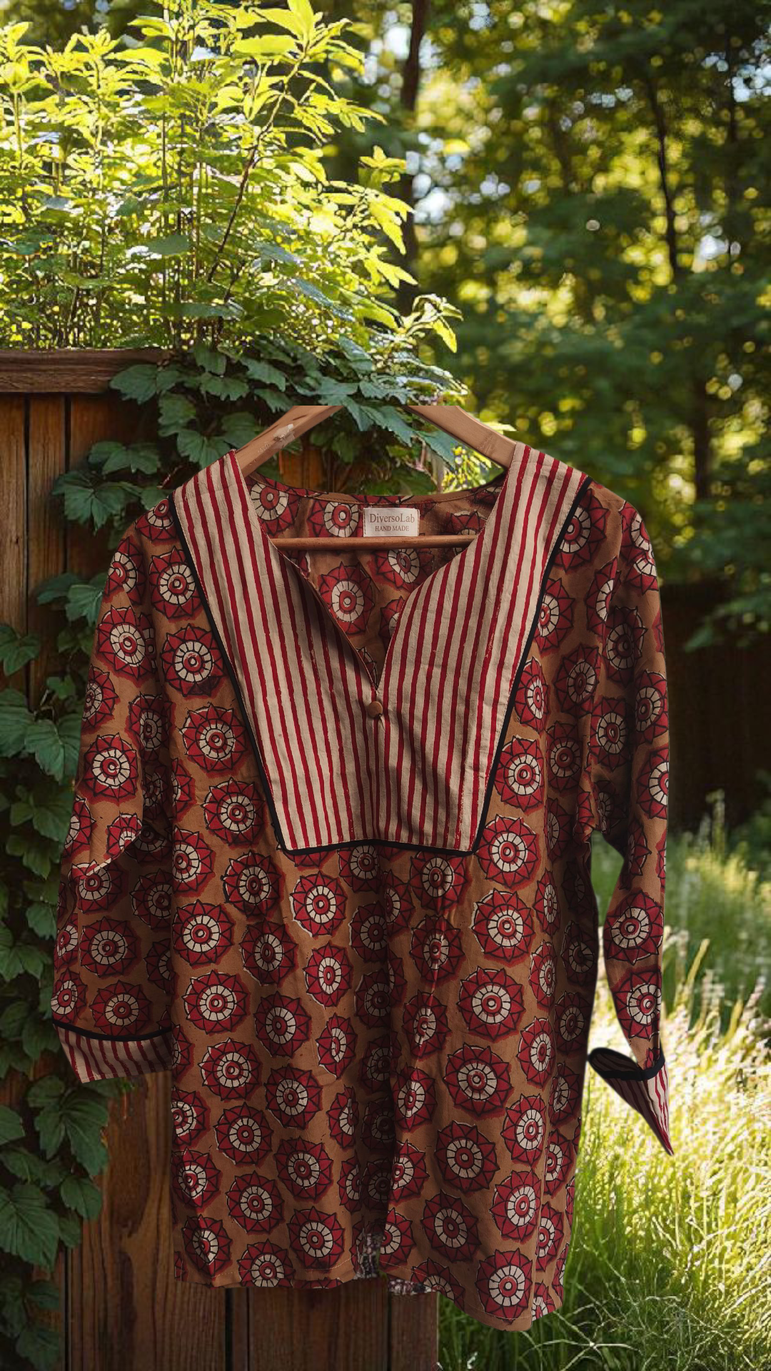 Camicia UMA cotone base ruggine - immagine 2