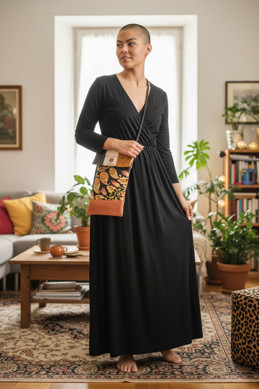 "PAOLETTA nero arancio"