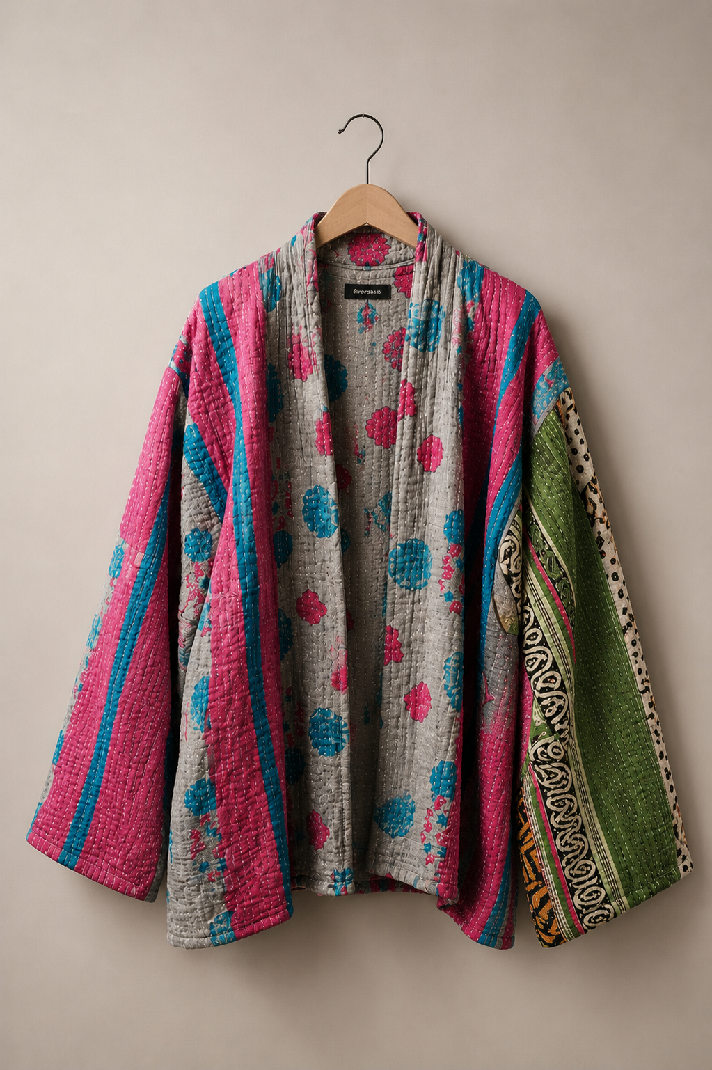 Giacca Anika Kantha Grigio Chiaro Doubleface