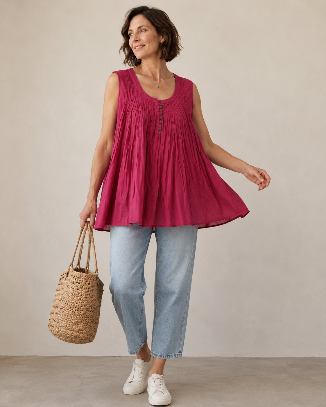 Camicia Lisa modello canotta freesize