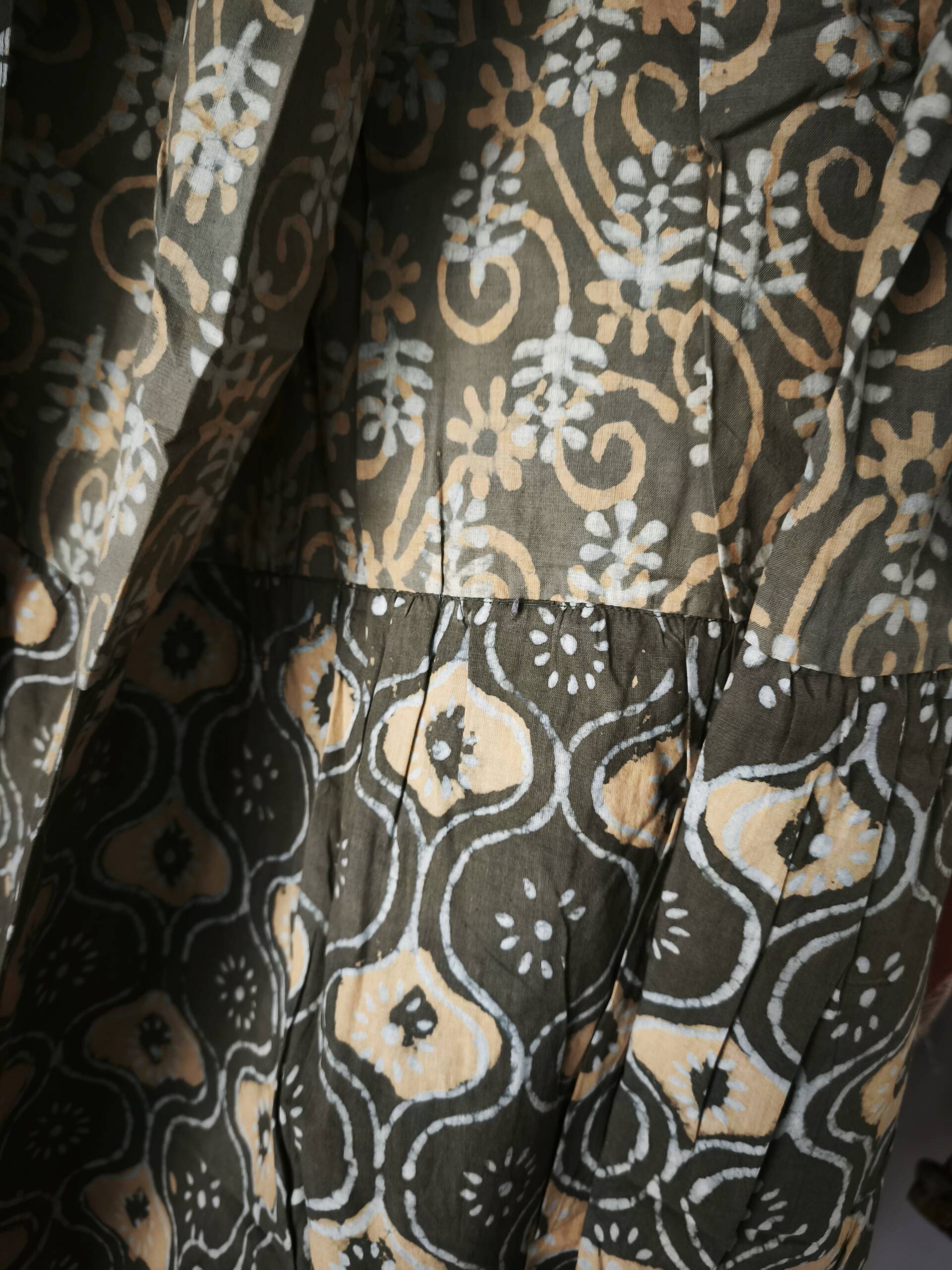 Completo "Ritu" cotone tortora - immagine 4