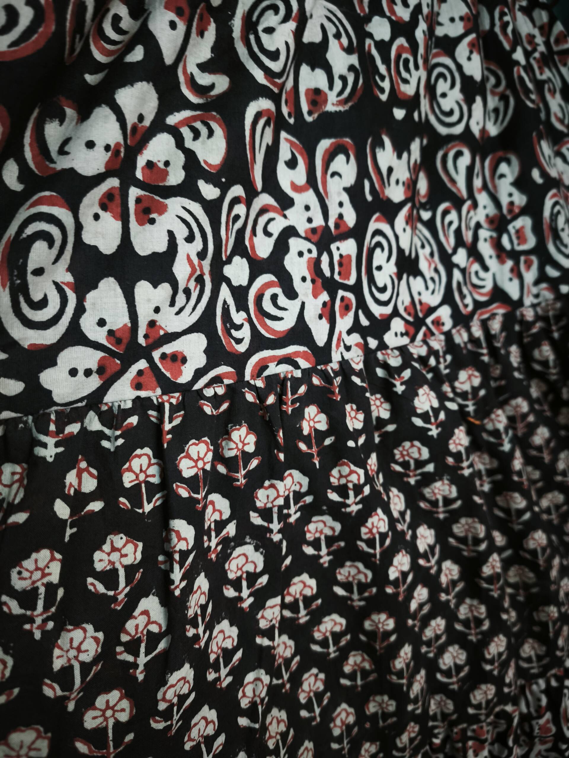Abito Lea Nero Boho a Balze - immagine 3