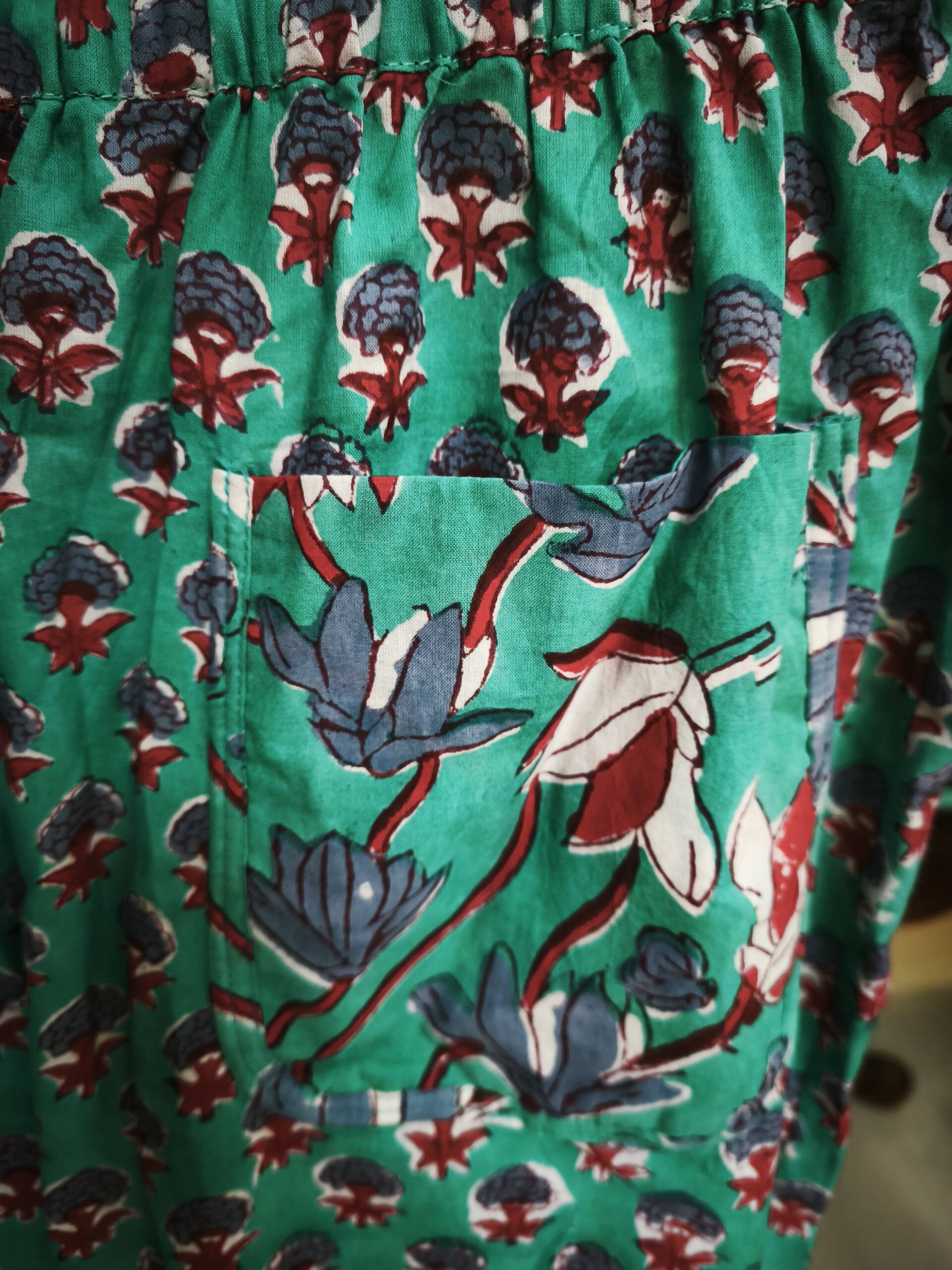 Il Completo Rachele Ottanio in Cotone Blockprinting - immagine 3