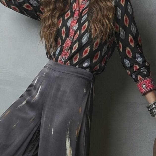 Camicia Nikita seta Nera