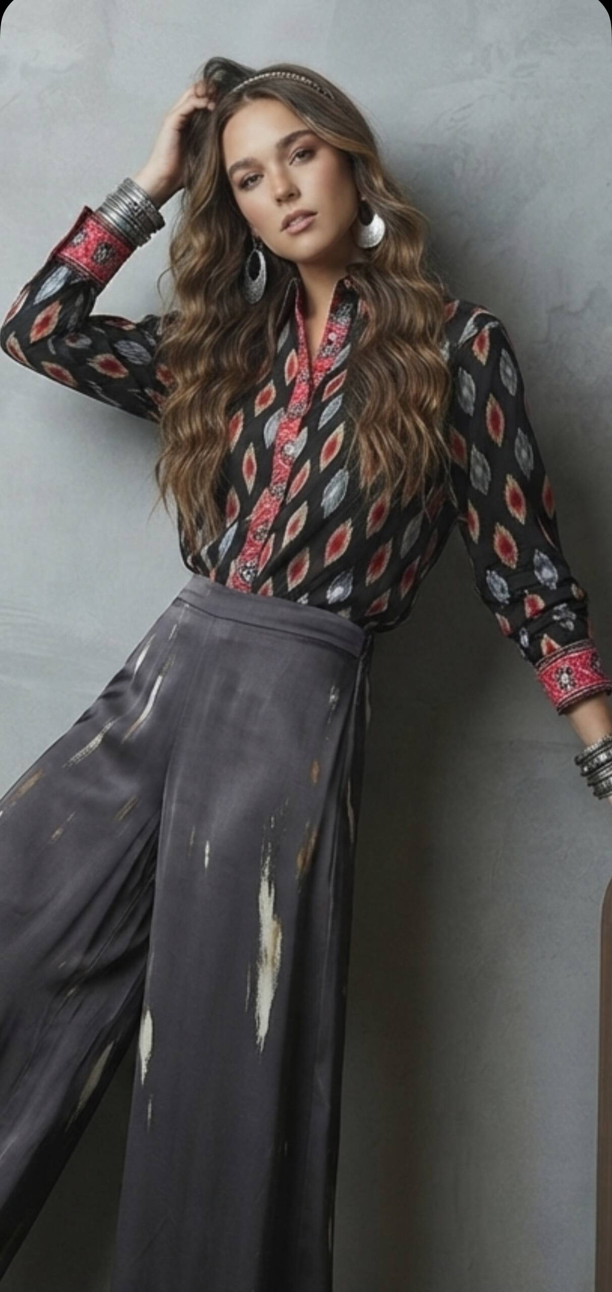 Camicia Nikita seta Nera